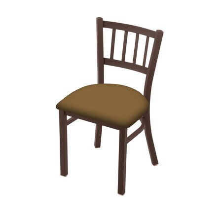 Holland Bar Stool Co 610 Contessa 18" Chair with Bronze Finish and Canter Saddle Seat 61018BZ012